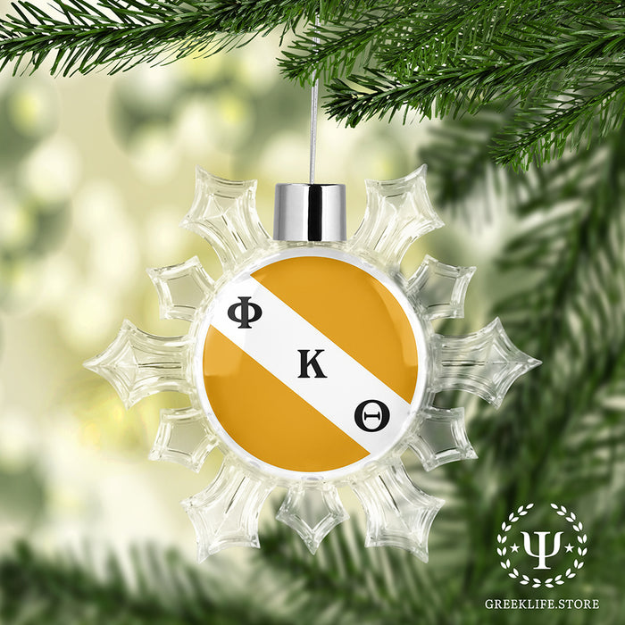 Phi Kappa Theta Christmas Ornament - Snowflake