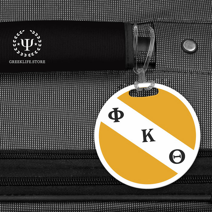 Phi Kappa Theta Luggage Bag Tag (round)