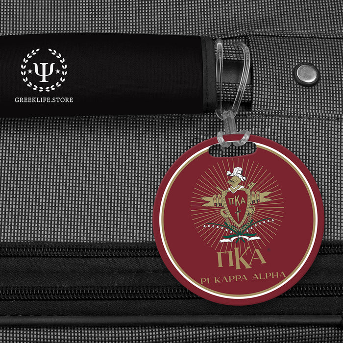 Pi Kappa Alpha Luggage Bag Tag (round)