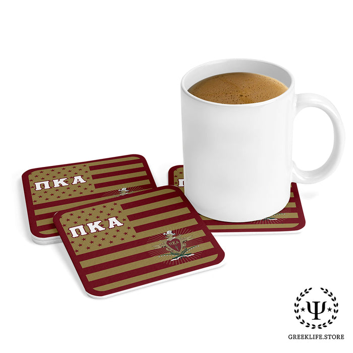 Pi Kappa Alpha Beverage Coasters Square (Set of 4)