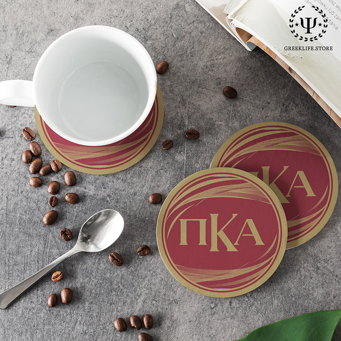 Pi Kappa Alpha Beverage coaster round (Set of 4)