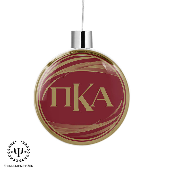 Pi Kappa Alpha Christmas Ornament Flat Round