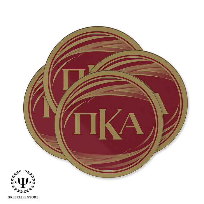 Pi Kappa Alpha Beverage coaster round (Set of 4)