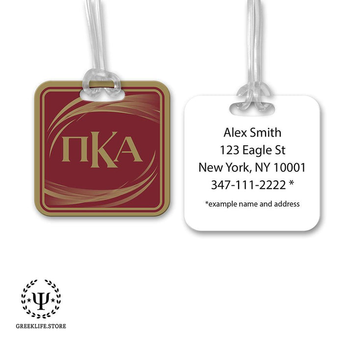 Pi Kappa Alpha Luggage Bag Tag (square)