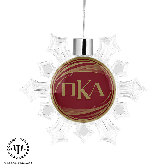 Pi Kappa Alpha Christmas Ornament - Snowflake