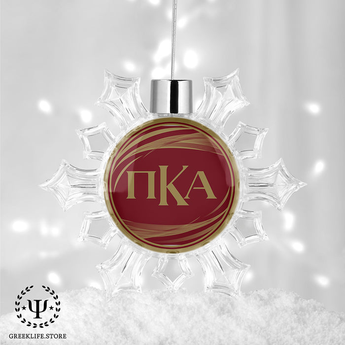 Pi Kappa Alpha Christmas Ornament - Snowflake