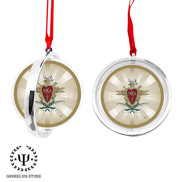 Pi Kappa Alpha Christmas Reversible Flat Round Ornament