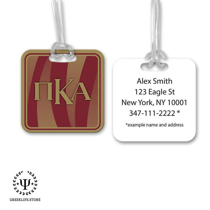 Pi Kappa Alpha Luggage Bag Tag (square)