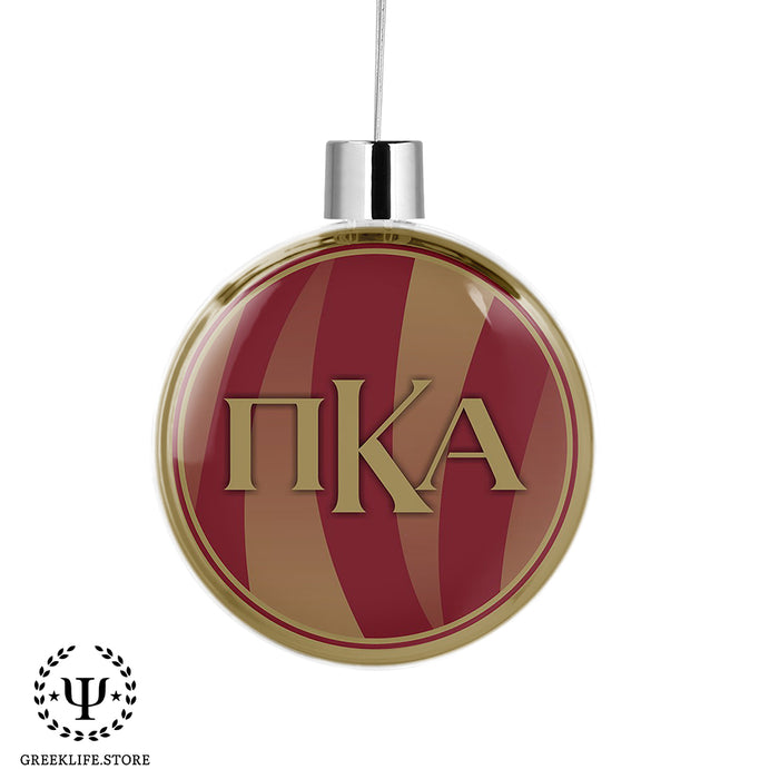 Pi Kappa Alpha Christmas Ornament Flat Round