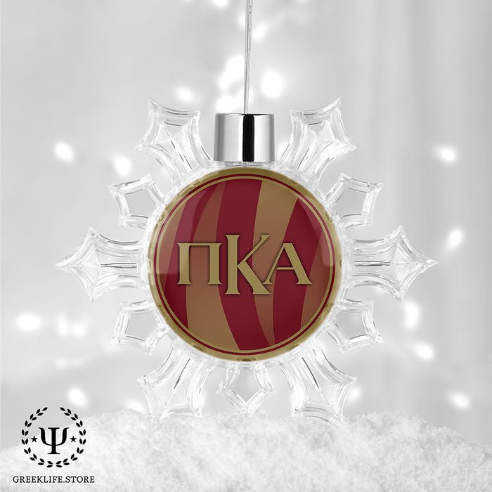 Pi Kappa Alpha Christmas Ornament - Snowflake