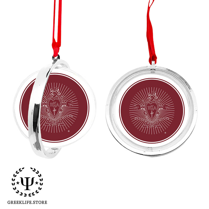 Pi Kappa Alpha Christmas Reversible Flat Round Ornament