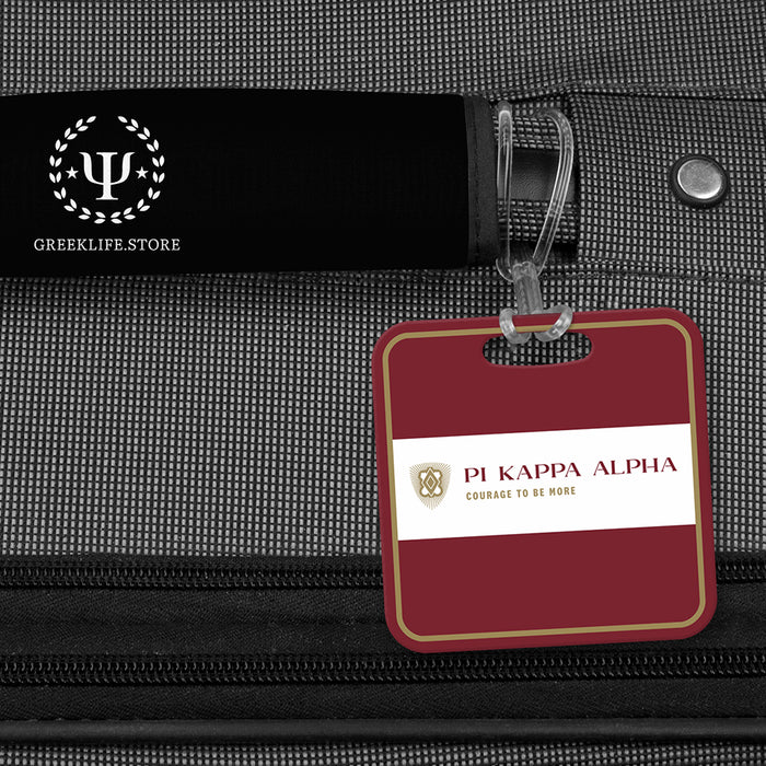 Pi Kappa Alpha Luggage Bag Tag (square)