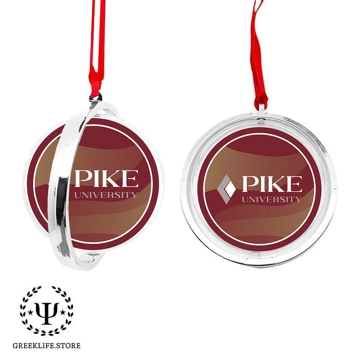 Pi Kappa Alpha Christmas Reversible Flat Round Ornament