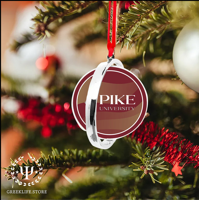 Pi Kappa Alpha Christmas Reversible Flat Round Ornament