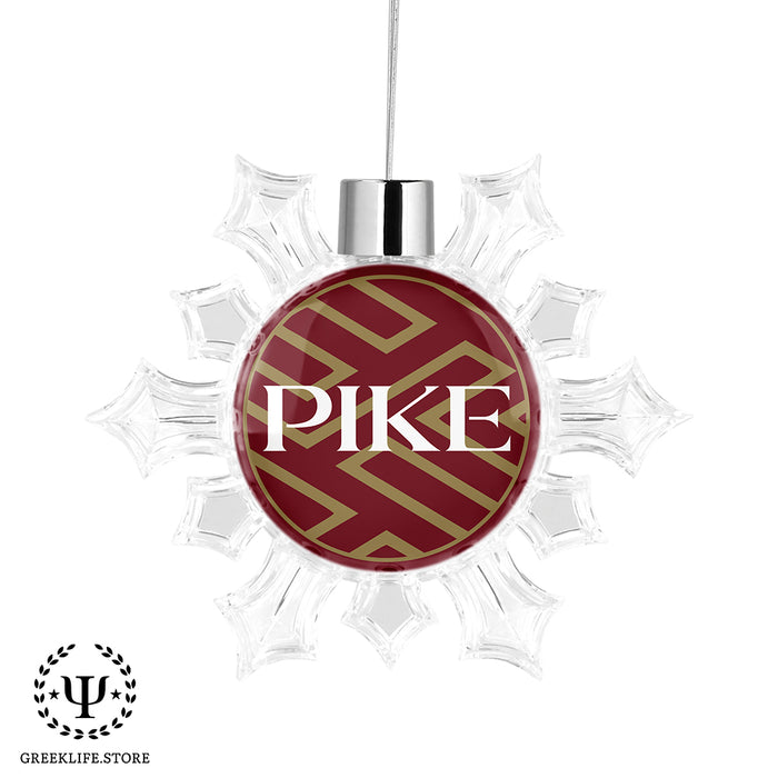 Pi Kappa Alpha Christmas Ornament - Snowflake