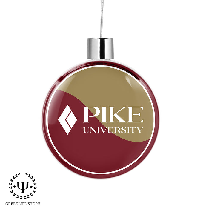 Pi Kappa Alpha Christmas Ornament Flat Round