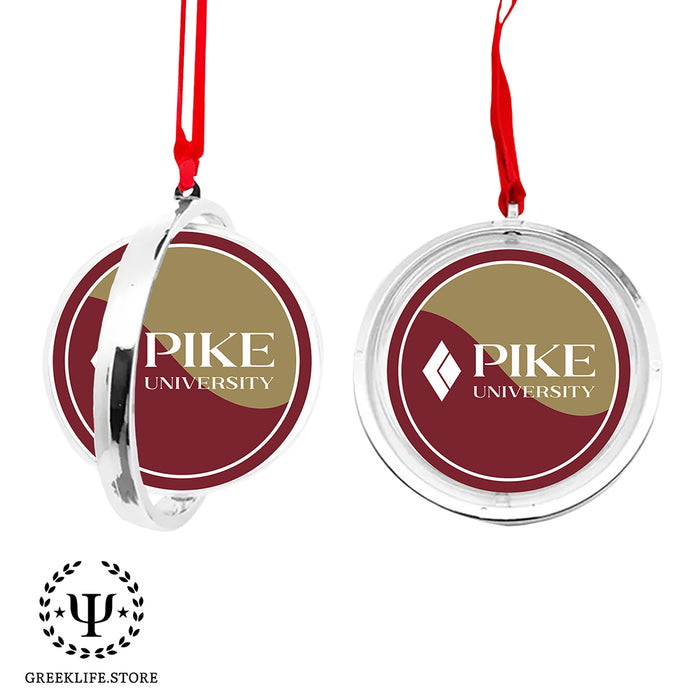 Pi Kappa Alpha Christmas Reversible Flat Round Ornament