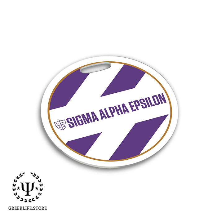 Sigma Alpha Epsilon Luggage Bag Tag (round)