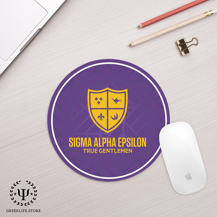 Sigma Alpha Epsilon Mouse Pad Round
