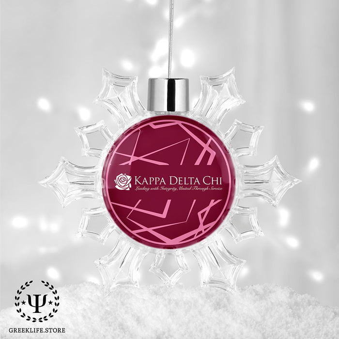 Kappa Delta Chi Christmas Ornament - Snowflake
