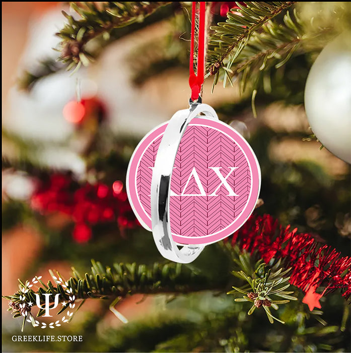 Kappa Delta Chi Christmas Reversible Flat Round Ornament