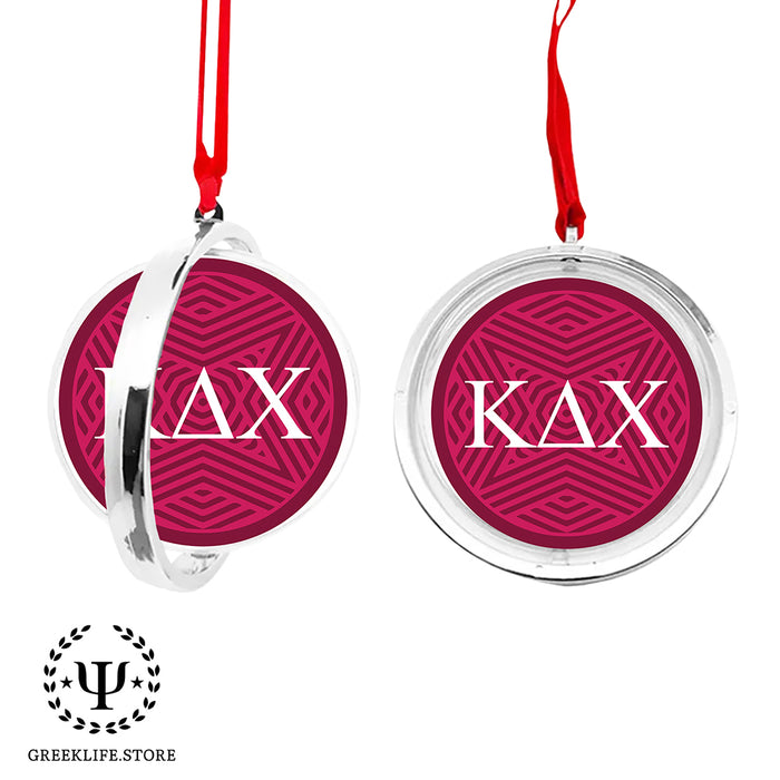 Kappa Delta Chi Christmas Reversible Flat Round Ornament