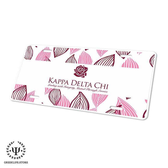 Kappa Delta Chi Decorative License Plate