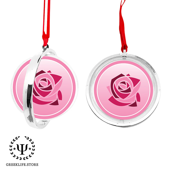 Kappa Delta Chi Christmas Reversible Flat Round Ornament