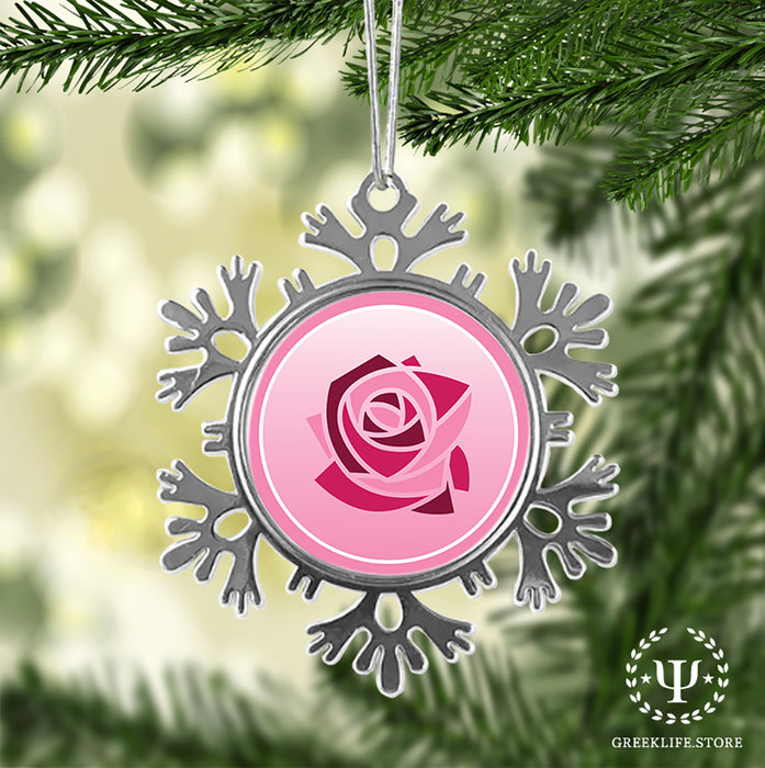 Kappa Delta Chi Christmas Ornament - Snowflake Metal