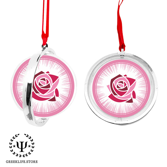 Kappa Delta Chi Christmas Reversible Flat Round Ornament