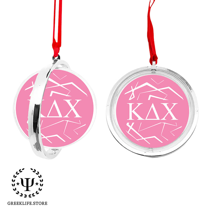 Kappa Delta Chi Christmas Reversible Flat Round Ornament