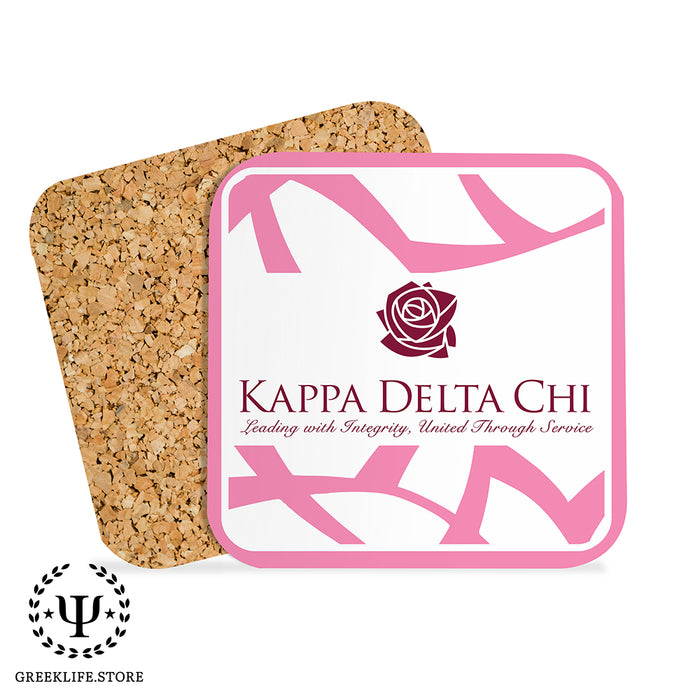 Kappa Delta Chi Beverage Coasters Square (Set of 4)