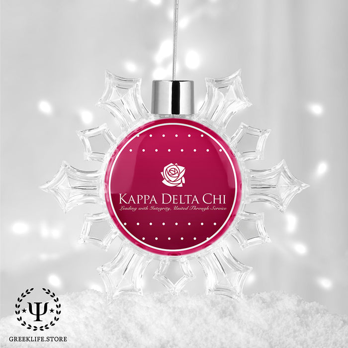 Kappa Delta Chi Christmas Ornament - Snowflake