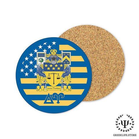 Delta Upsilon Beverage Coasters Round (Set of 4)