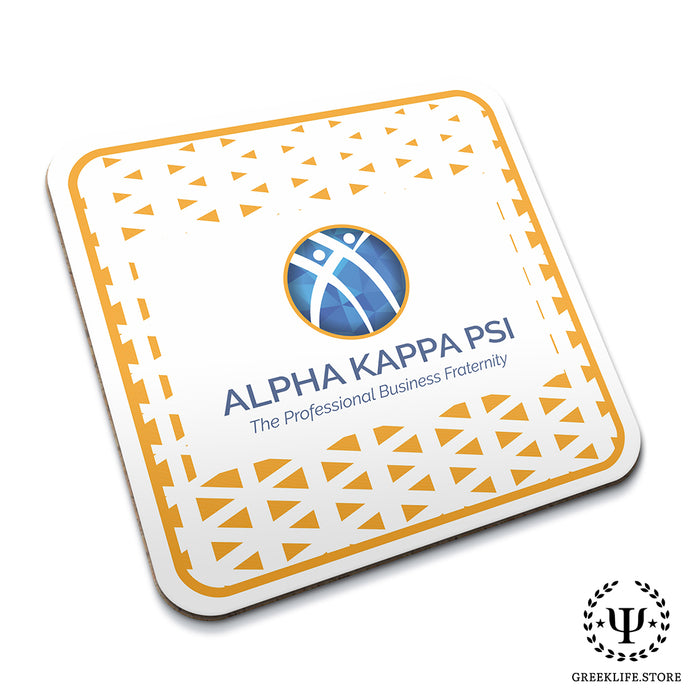 Alpha Kappa Psi Beverage Coasters Square (Set of 4)