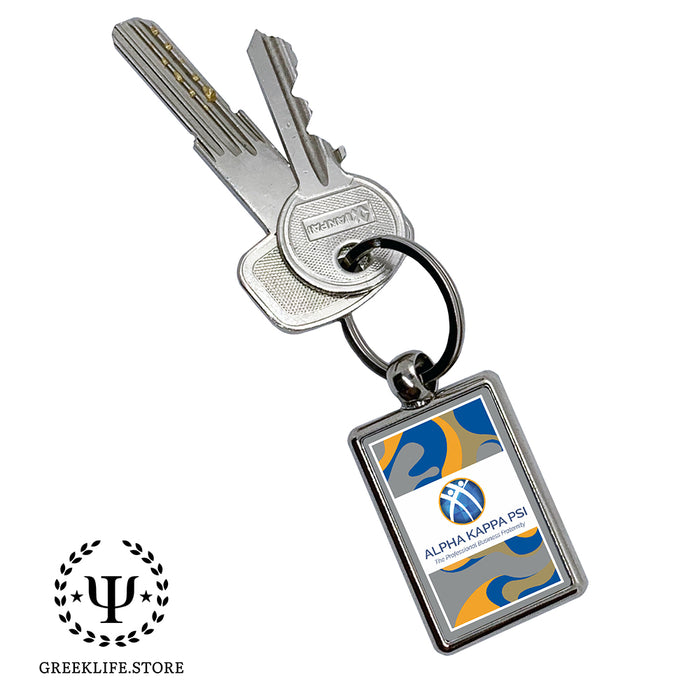 Alpha Kappa Psi Keychain Rectangular