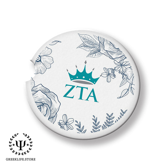 Zeta Tau Alpha Car Cup Holder Coaster (Set of 2)