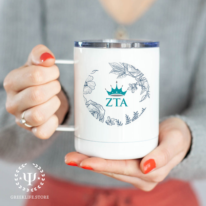 Zeta Tau Alpha Stainless Steel Travel Mug 13 OZ