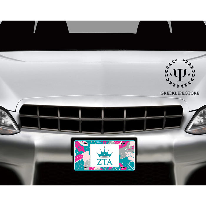 Zeta Tau Alpha Decorative License Plate