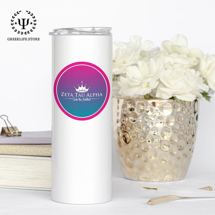 Zeta Tau Alpha Stainless Steel Skinny Tumbler 20 OZ