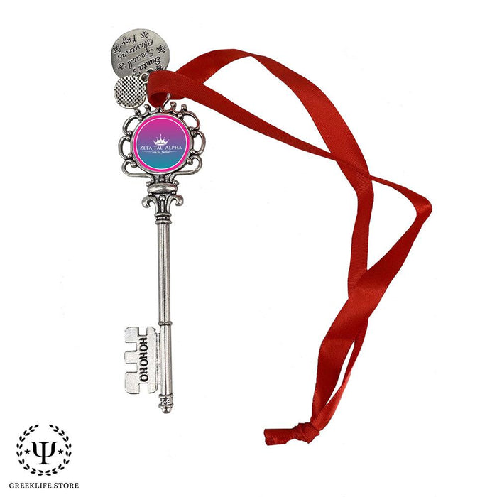 Zeta Tau Alpha Christmas Ornament Santa Magic Key