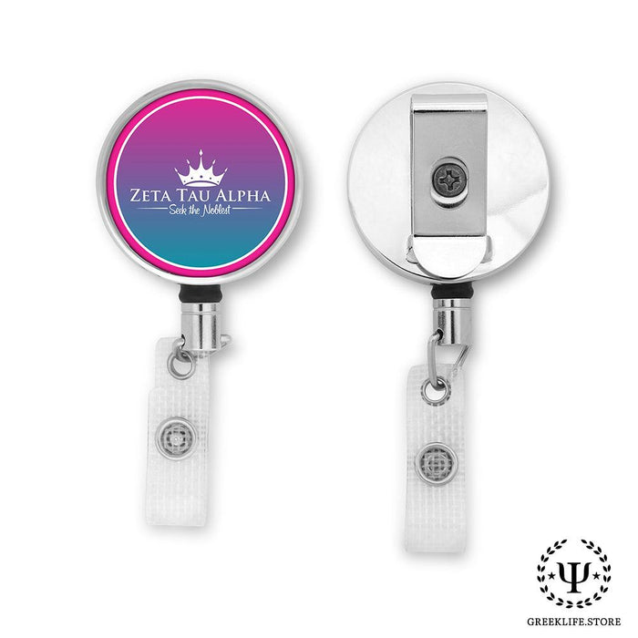 Zeta Tau Alpha Badge Reel Holder