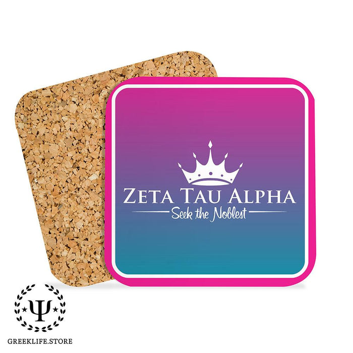 Zeta Tau Alpha Beverage Coasters Square (Set of 4)