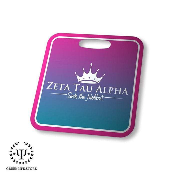 Zeta Tau Alpha Luggage Bag Tag (square)