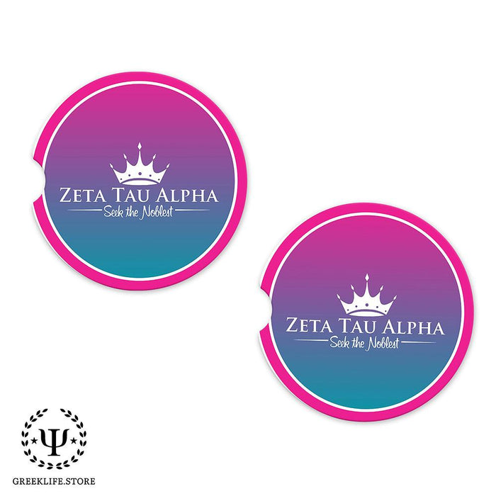 Zeta Tau Alpha Car Cup Holder Coaster (Set of 2)