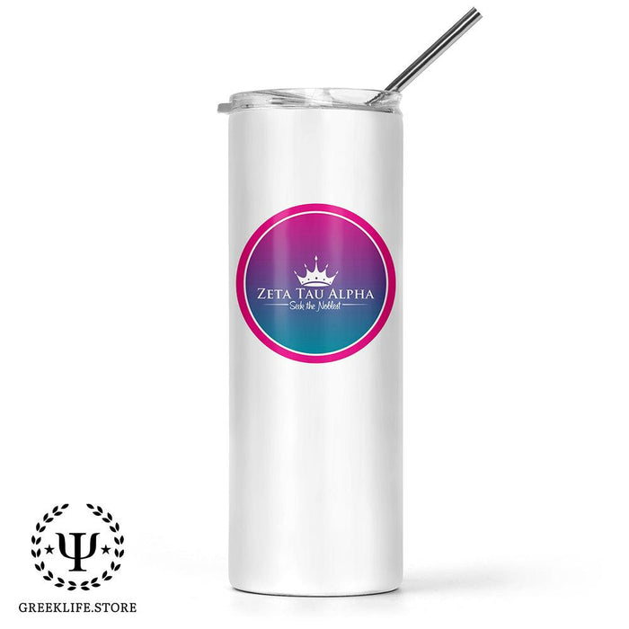 Zeta Tau Alpha Stainless Steel Skinny Tumbler 20 OZ