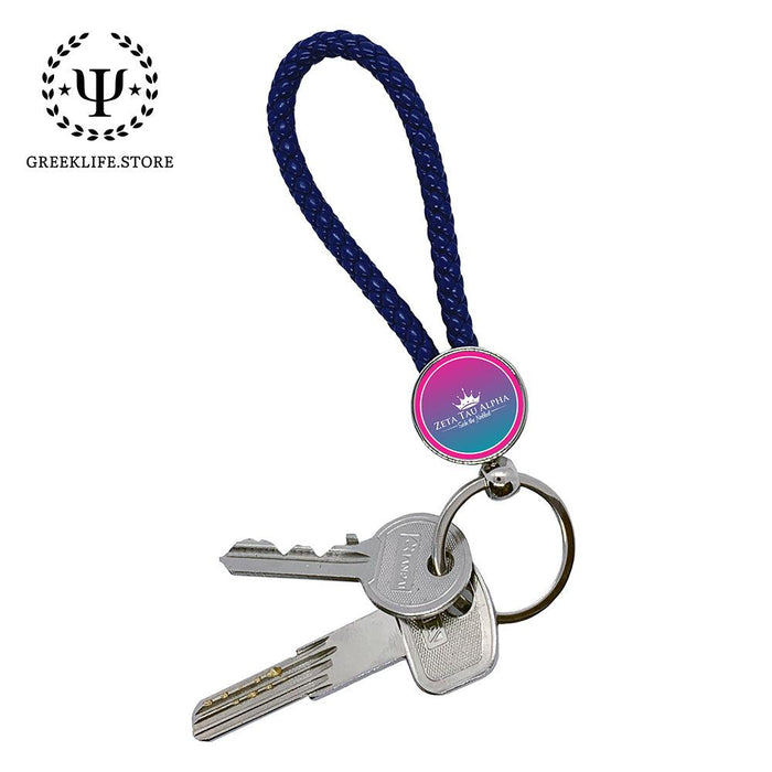 Zeta Tau Alpha Key chain round