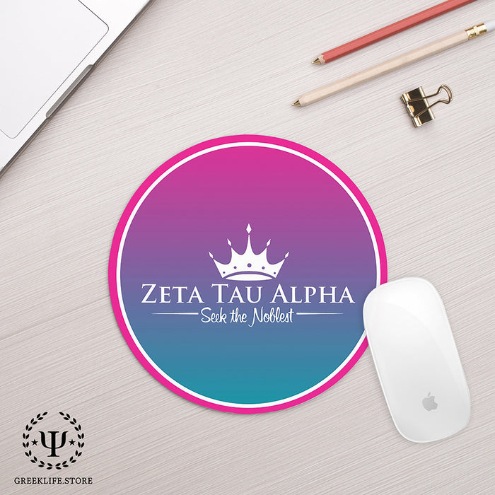 Zeta Tau Alpha Mouse Pad Round