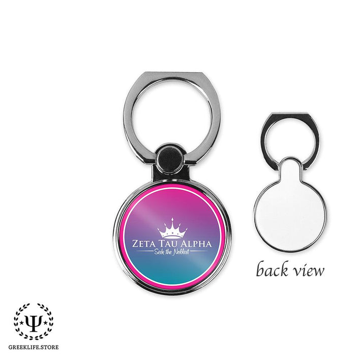 Zeta Tau Alpha Ring Stand Phone Holder (round)