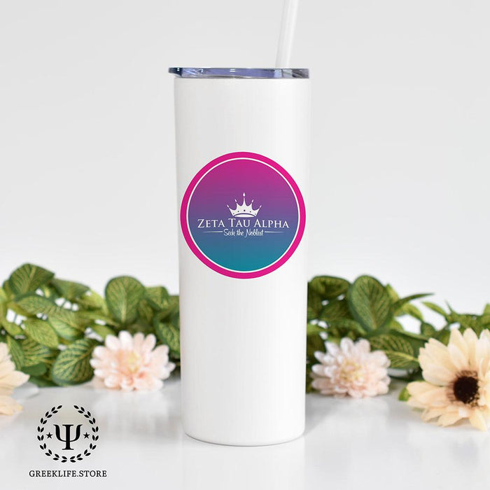 Zeta Tau Alpha Stainless Steel Skinny Tumbler 20 OZ